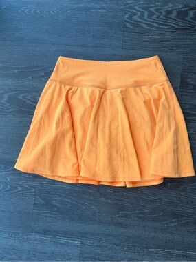 Beyond Yoga Neon Orange Tennis Skort